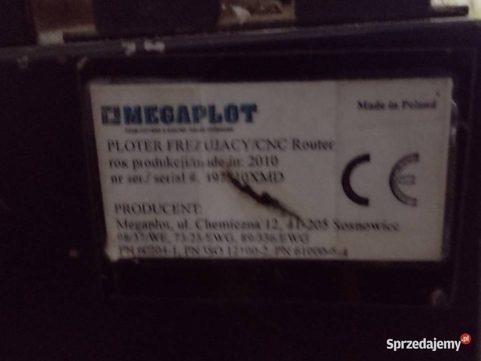 Frezarka ploter CNC Megaplot XMD 48 1250x2500 Przeworsk