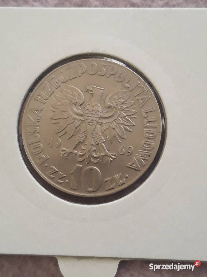 10 M Kopernik 1969 r 2 Mennicze Antyki, Sztuka, Kolekcje Konin