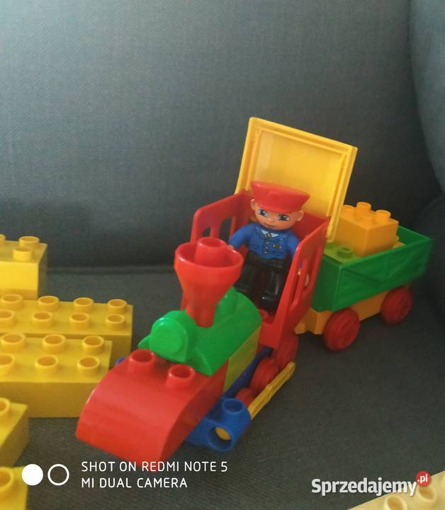 LEGO Duplo zestaw pociąg koparka traktor zygzak mazowieckie Józefów sprzedam