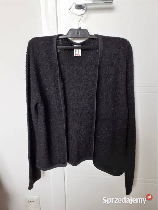 Sweter bez zapięcia czarny SM Warszawa