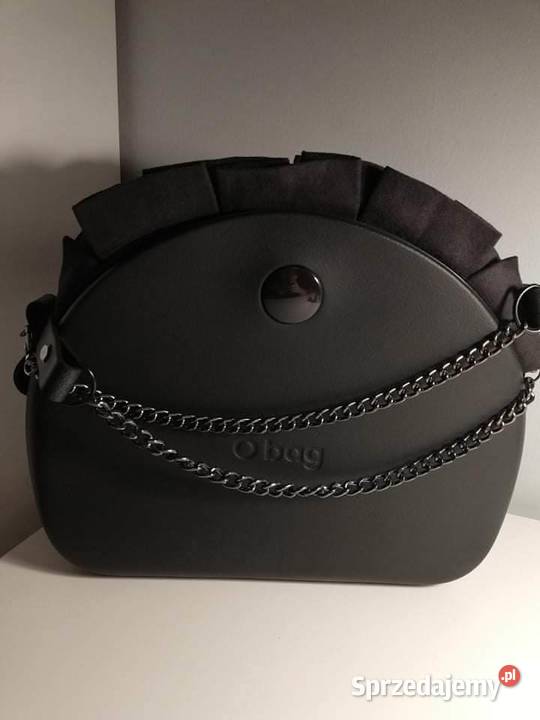 Obag piękny zestaw moon light Nero falbanka Na ramię  Warszawa
