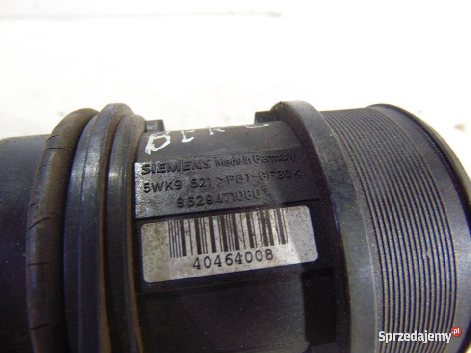 PRZEPŁYWOMIERZ PEUGEOT 206 9629471080 osobowe Przepływomierze