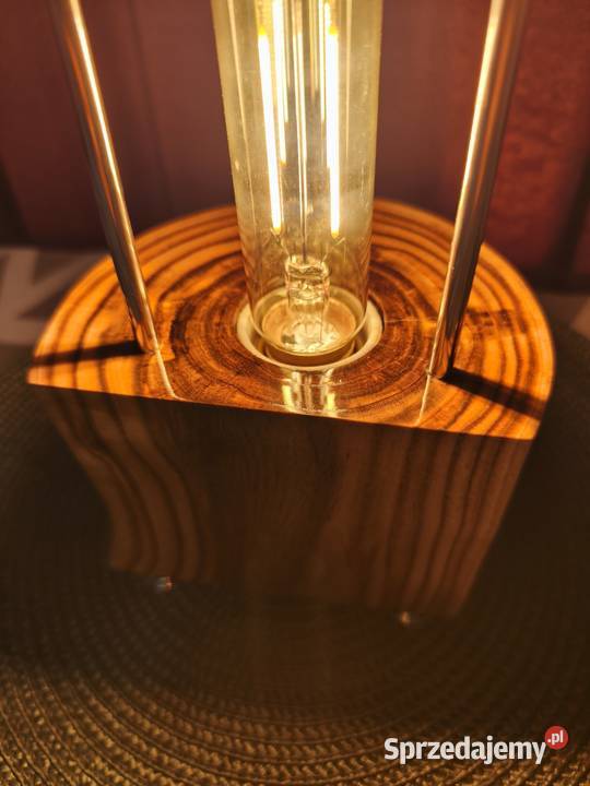 Lampka drewniana Lublin sprzedam