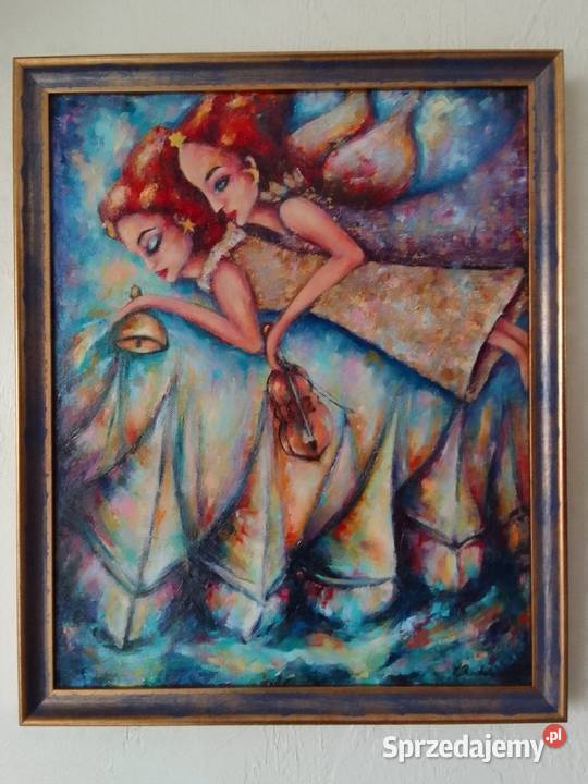 Obraz olejny ręcznie malowany abstrakcja