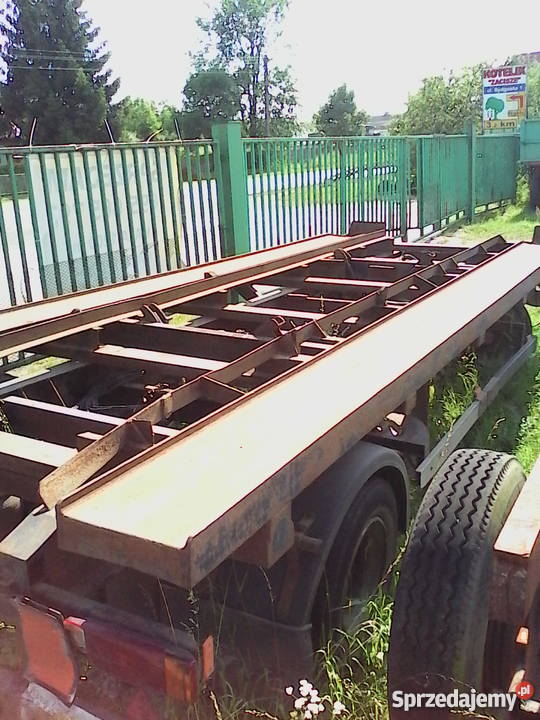 przyczepa do kontenerów dłużyca do słomy nieuszkodzony kujawsko-pomorskie Nakło nad Notecią