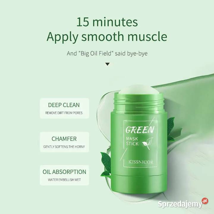 Maska na wągry trądzik Oczyszczenie twarzy Green mazowieckie Płock