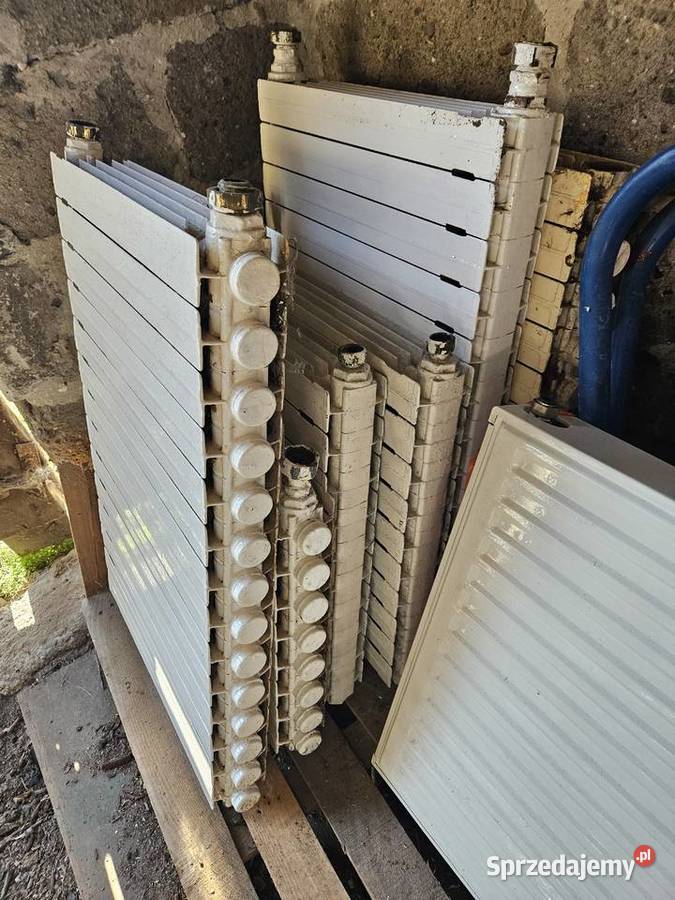 Grzejniki aluminiowe stan razem 81 żeberek do Grzejniki