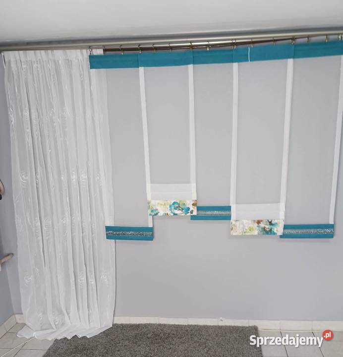 Firany komplet balkonowy na karnisz do 250 Częstochowa sprzedam