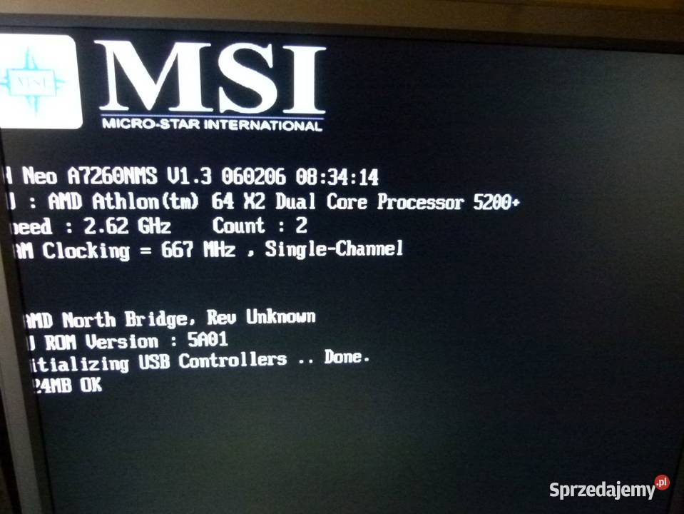 Płyta MSI MS7260 Komputer Athlon64 X2 5200 RAM lubelskie Zamość
