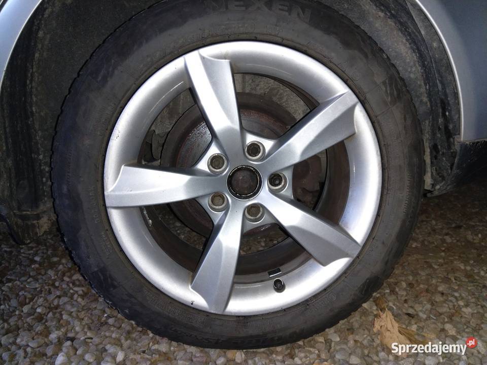 Oryginalne felgi aluminiowe AUDI 16 opony Samochodowe Śrem
