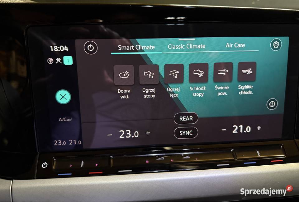 Volkswagen Golf 8 Mild Hybrid automat DSG ideał benzyna Sanka