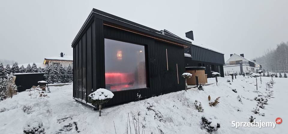 Sauna ogrodowa Therma Imperia dotępna ręki Wincenta