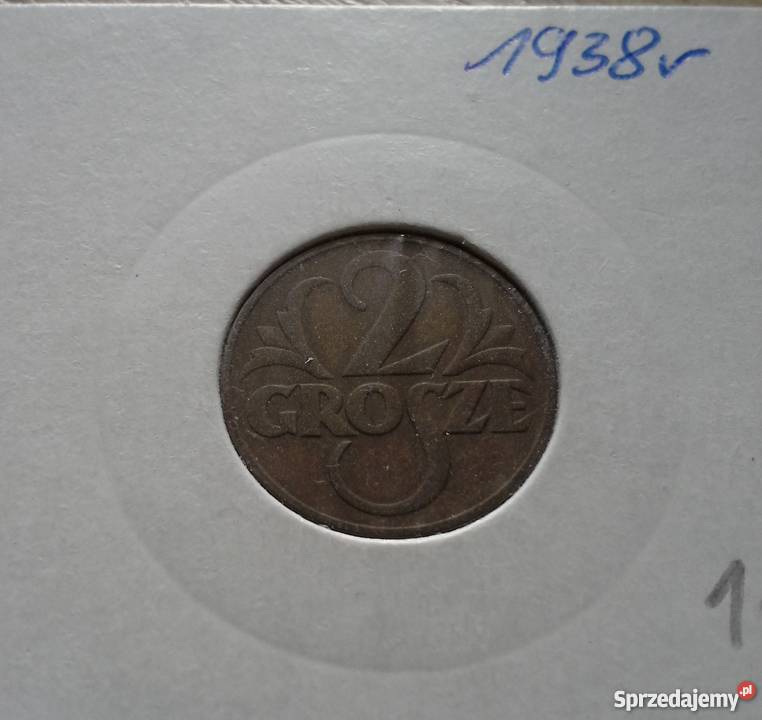 2 grosze 1938 rUNC Konin