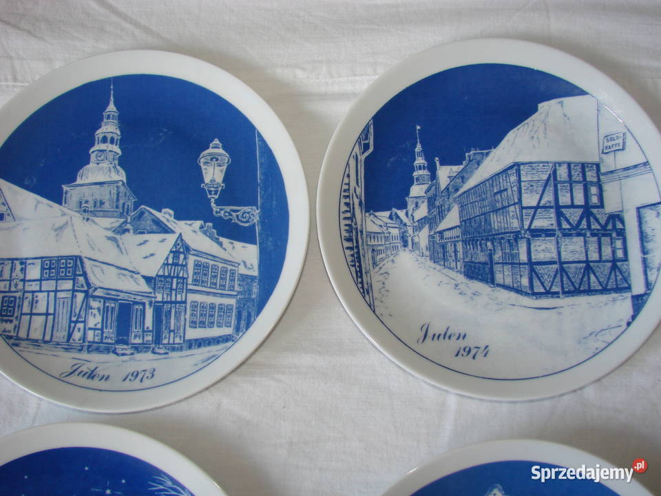 Ystad Julen talerz świąteczny Elgporslin