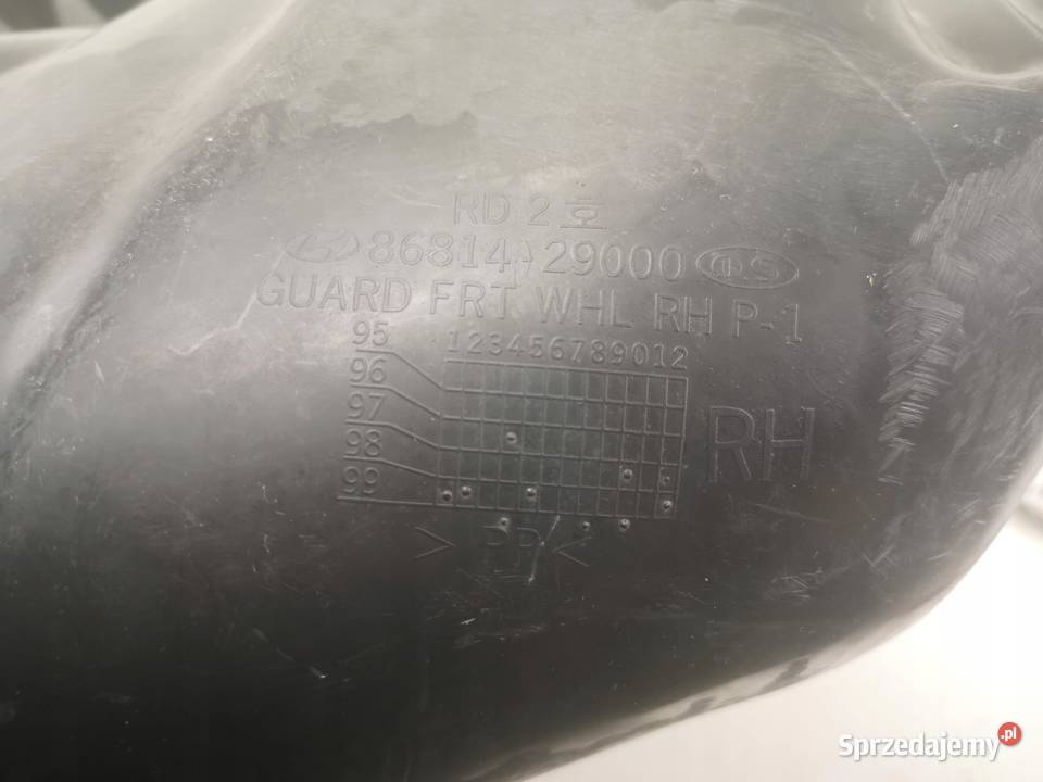 BŁOTNIK PRAWY PRZÓD HYUNDAI ELANTRA 19961998 lubelskie