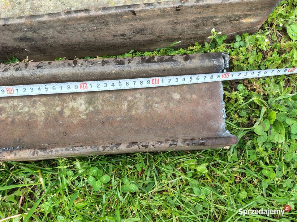 Szyna HB HV 1908 PRL stara kolejowa szyny Antyki Krotoszyn