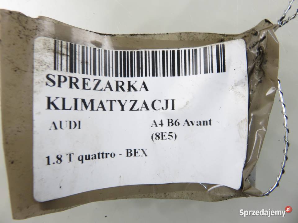 KOMPRESOR KLIMATYZACJI AUDI A4 B6 18 T quattro