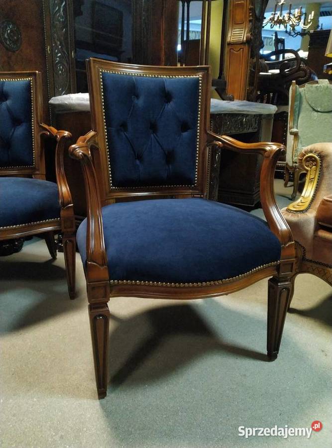 Stylowy fotel Ludwik Meble Białystok