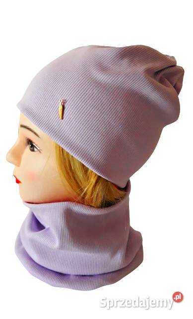 Różne kolory kompletów czapka i komin na jesień Olsztyn sprzedam