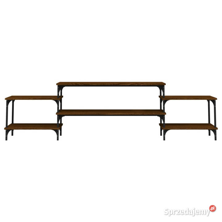 Szafka pod TV brązowy dąb 197x35x52 WM826329 Warszawa