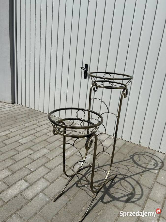 Kwietnik podwójny na kwiaty doniczkowe zielony wielkopolskie Trzcianka