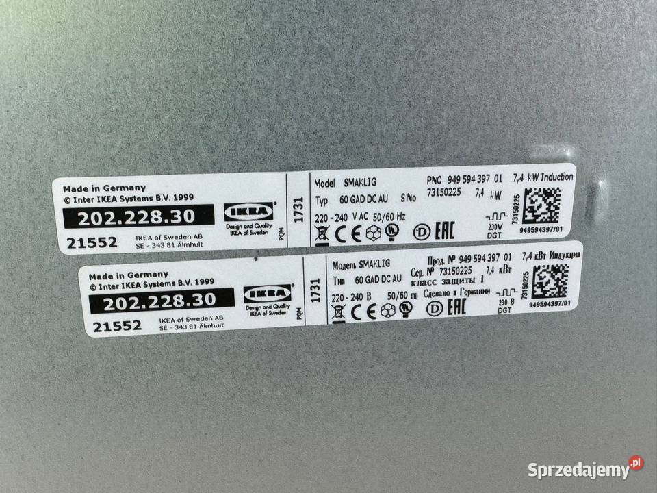 Płyta Indukcyjna SMAKLIG Dostawa Gwarancja Wiejca