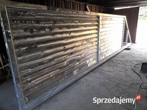 Brama przesuwna żaluzjowa brama przesuwna metal