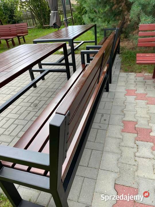 Ławki ogrodowe zestaw stolik ogrodowy komplet Gliwice sprzedam