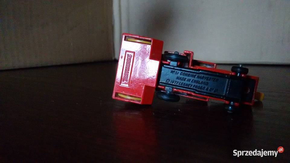 combine harvester kombajn matchbox 2488 Matchbox Stalowa Wola