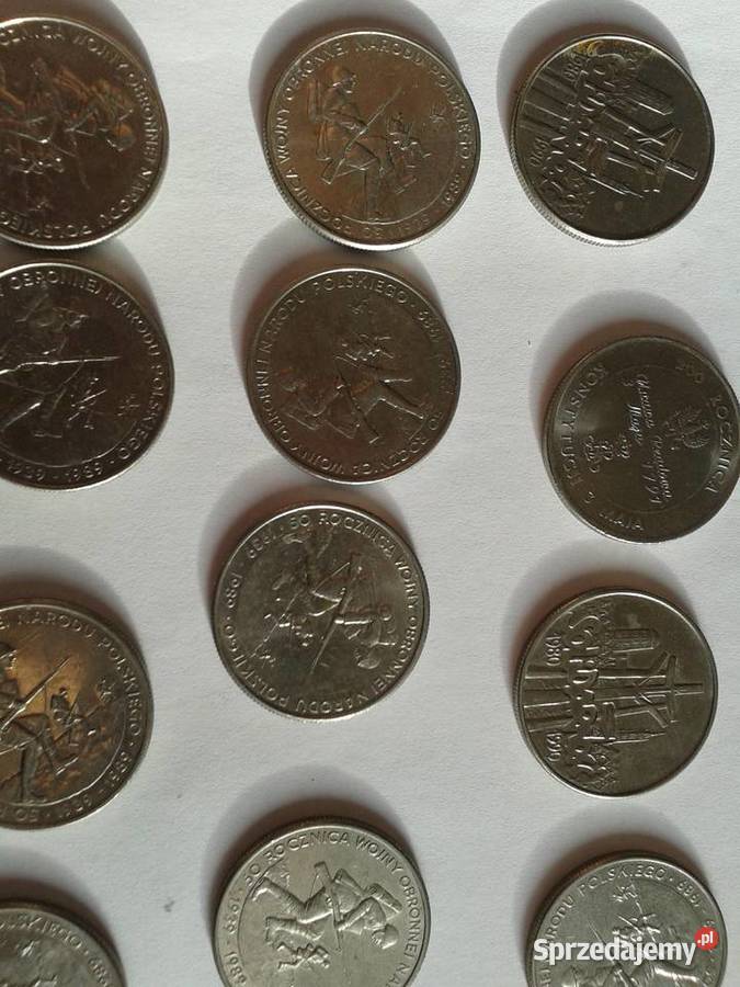 różne monety Polskie i zagraniczne