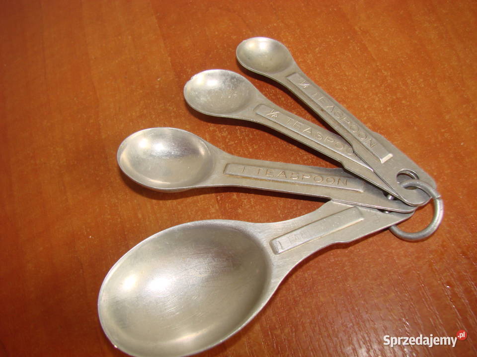 stare aluminiowe łyżeczkimiarki do herbaty Pruszcz Gdański