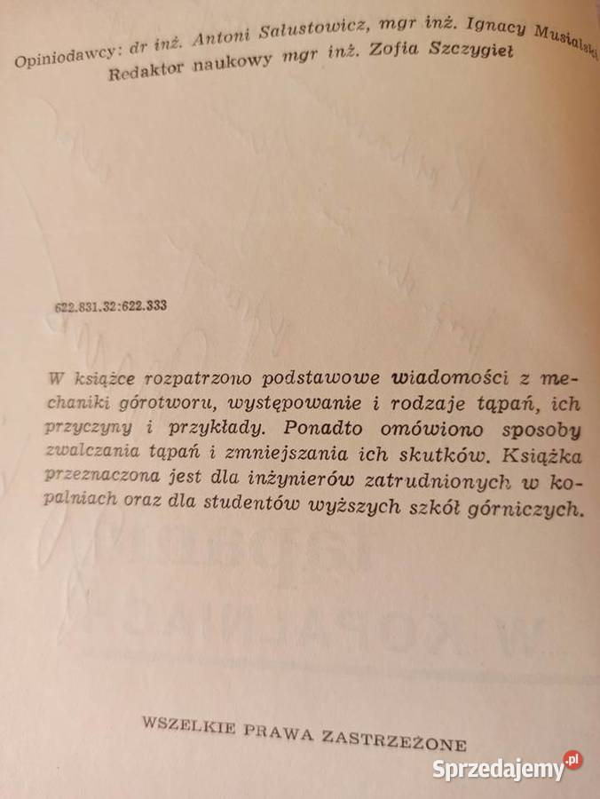 Tąpania w Kopalniach Witold Parysiewicz ŚLĄSK śląskie Bielsko-Biała