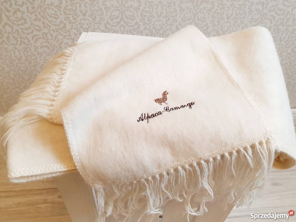 Szalik Alpaca Camargo szal z wełny Alpaki made Dla kobiet mazowieckie Warszawa sprzedam