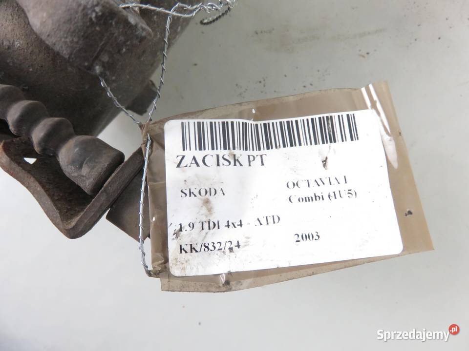ZACISK PRAWY TYŁ SKODA OCTAVIA 19 TDI