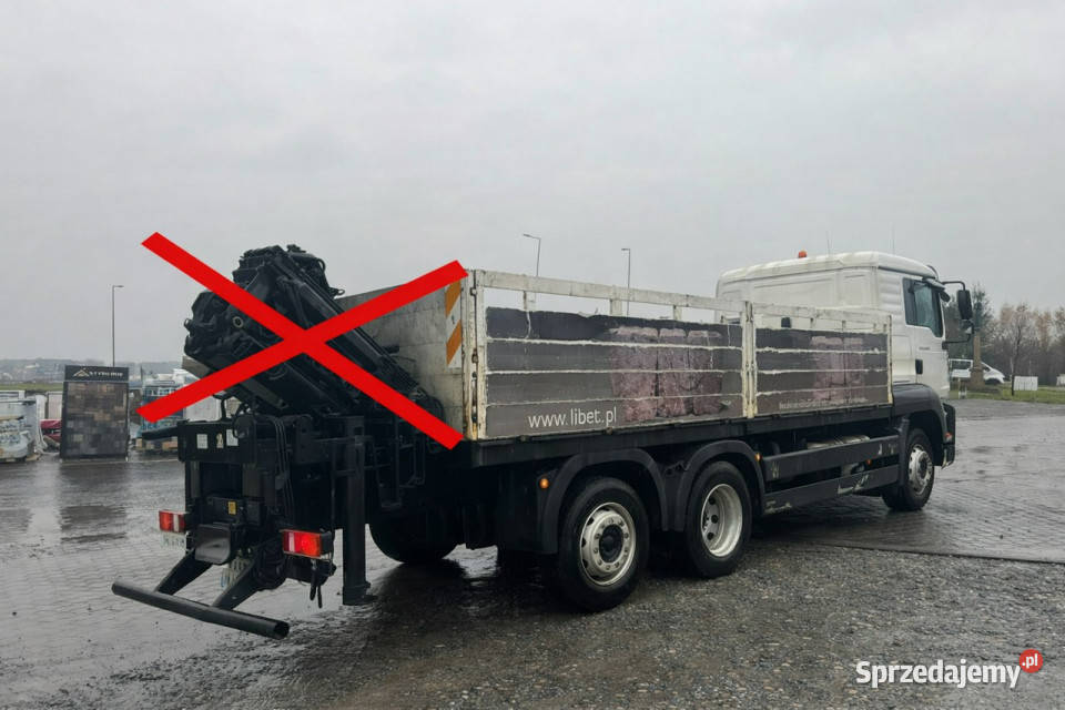 MAN TGA400 MAN TGA 26400 HIAB samochód bez diesel Gdów