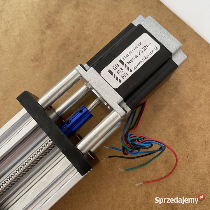 Oś Z 120mm cnc uchwyt wrzeciona 52mm prowadnica wielkopolskie Śrem sprzedam