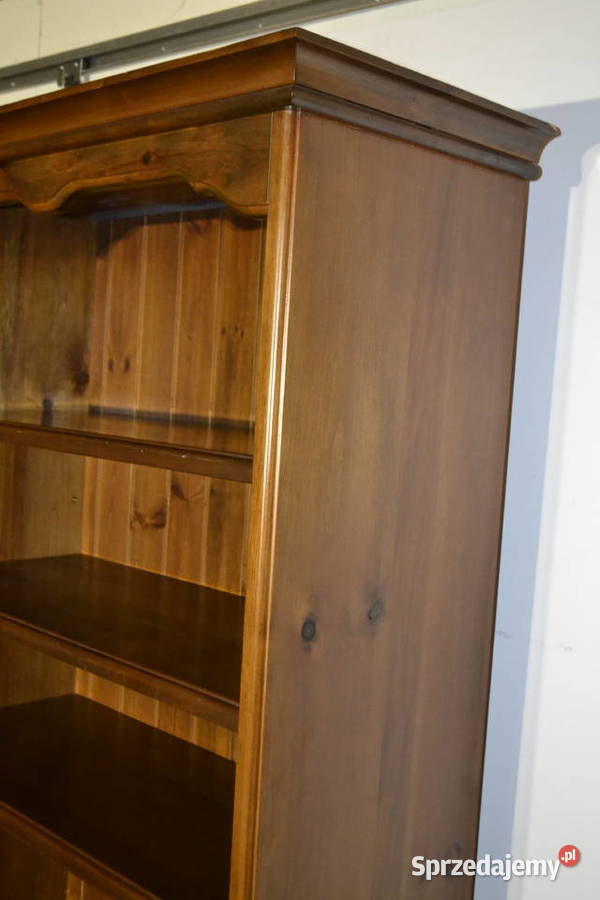 regał biblioteka sosnowa rustykalna Będzin