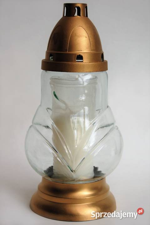 Znicz lampion kwiat lilia Gibowski 25 30 h Lublin