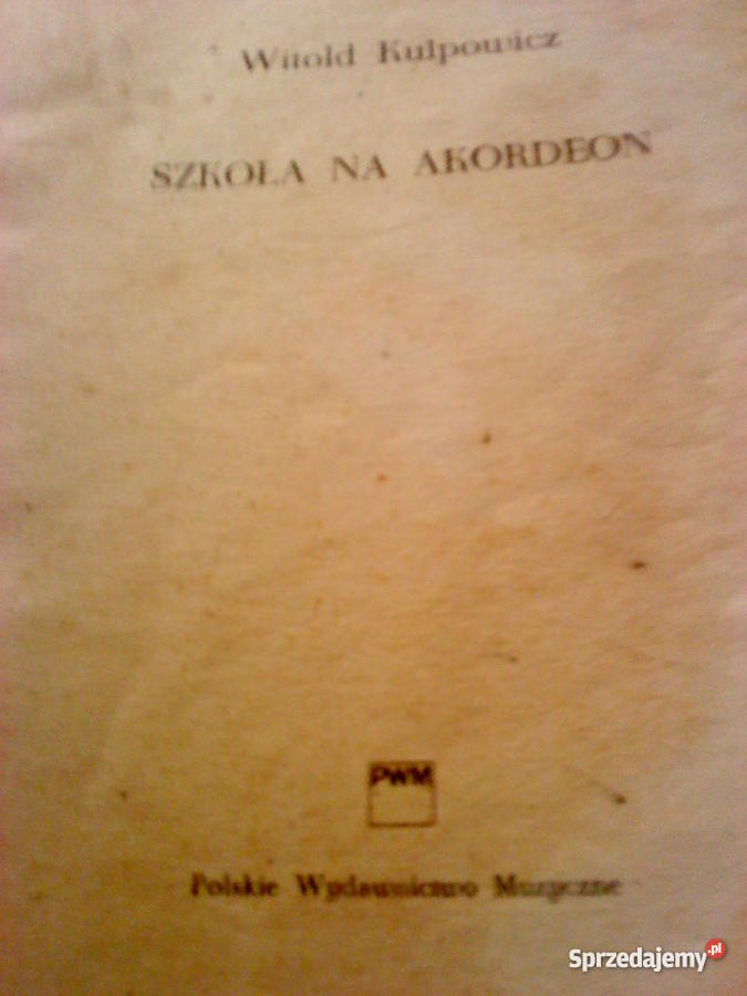 PEREŁKA Szkoła na akordeonpodręcznik wyd 197475r Jelenia Góra sprzedam