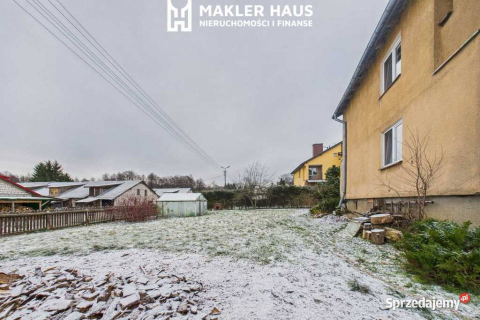 Pół bliźniaka z dodatkowymi działkami w Boćwince Boćwinka