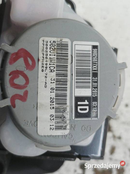 PAS BEZPIECZEŃSTWA PRAWY PRZÓD PASAŻERA