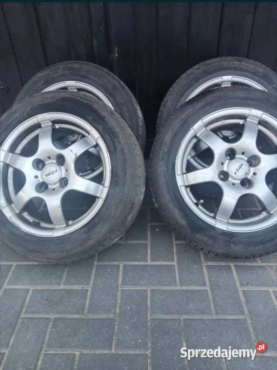 Alufelgi 15 4100 proste nie spawane komplet 4 Cekcyn