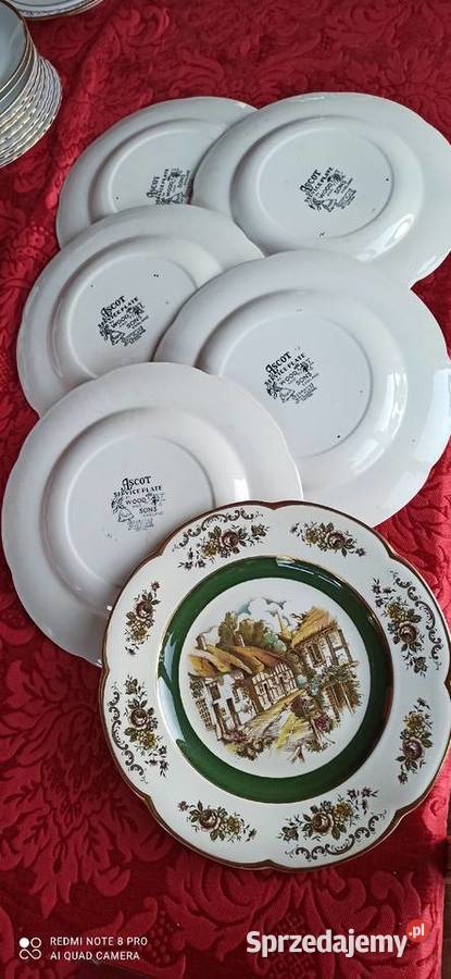 Patera Ascot Service Plate By Wood Sons England Gdańsk sprzedam