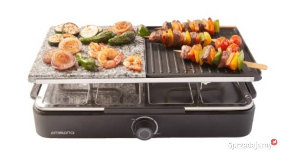 Grill elektryczny Raclette stołowy 1400W na 8 wielkopolskie Ostrzeszów sprzedam