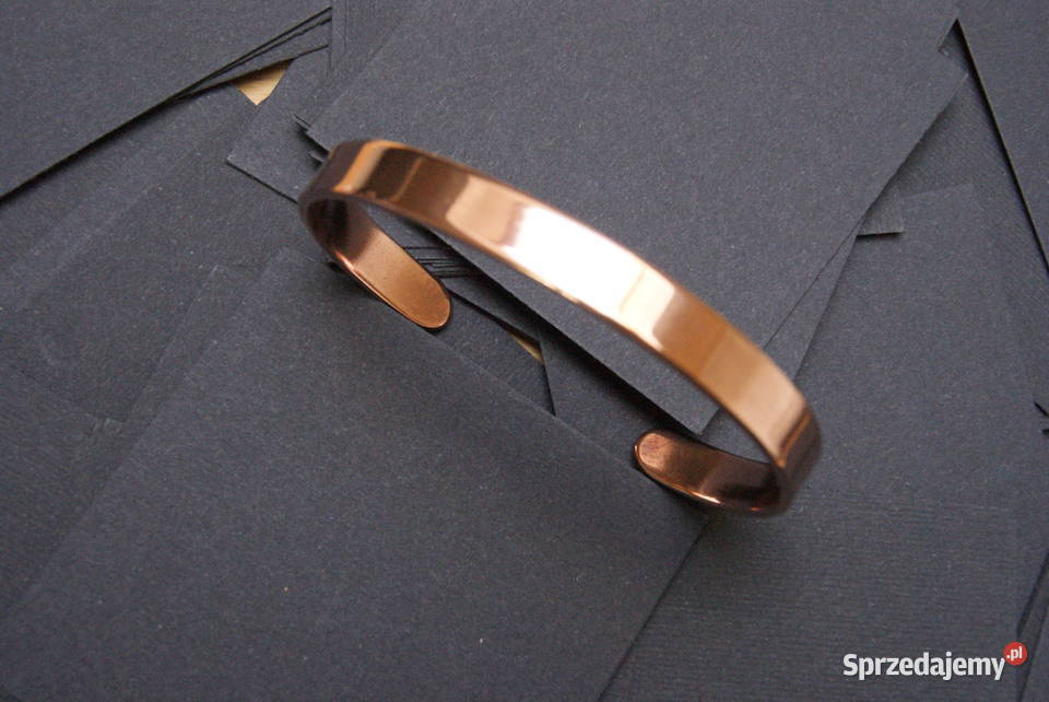 Bransoletka z miedzi rękodzieło artystyczne 45 Łódź