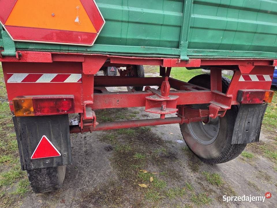Przyczepa rolnicza d45 remoncie transport laweta nieuszkodzony Złoczew