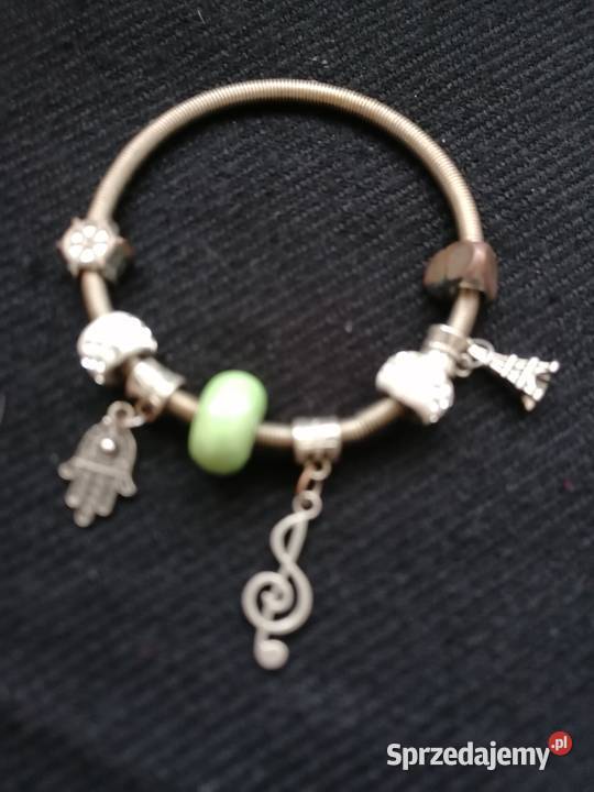 Bransoletka Charms z zawieszkamiMetalowa gotowa