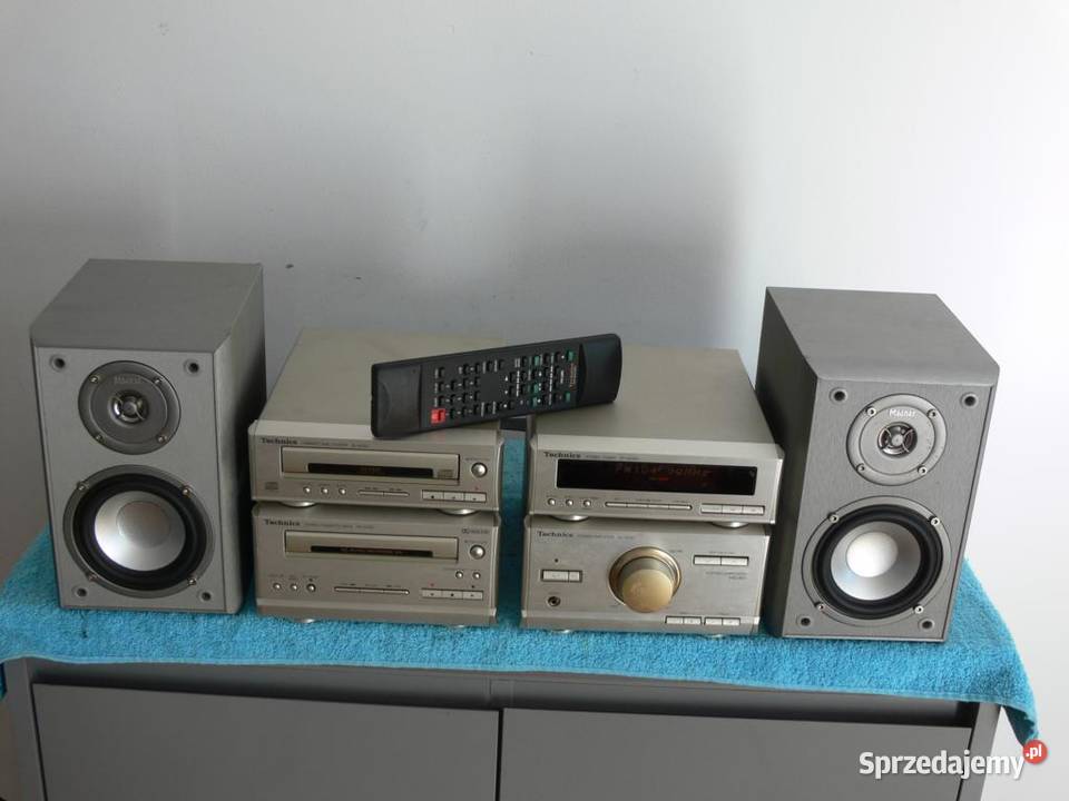 Wieża Technics SEHD301 pilot kolumny WYSYŁKA Jasło
