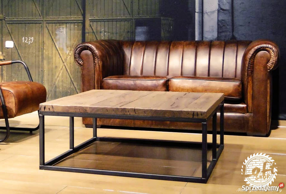 Loftowy stolik kawowy industrialny LOFT HIGHWAY 45cm Meble Wrocław sprzedam