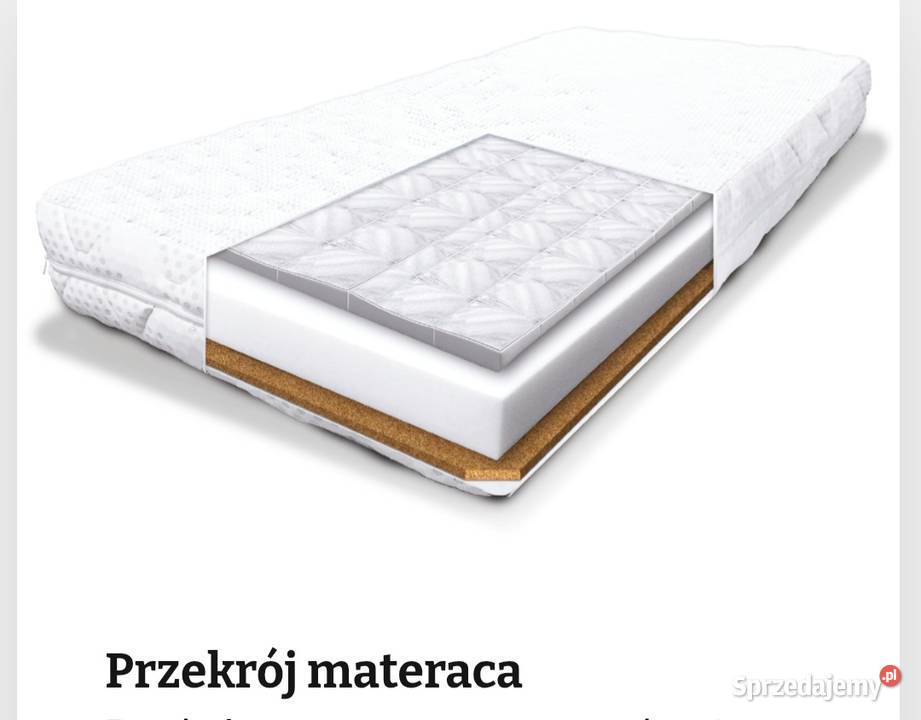 Materac do łóżeczka 120x60x10 łódzkie Łódź